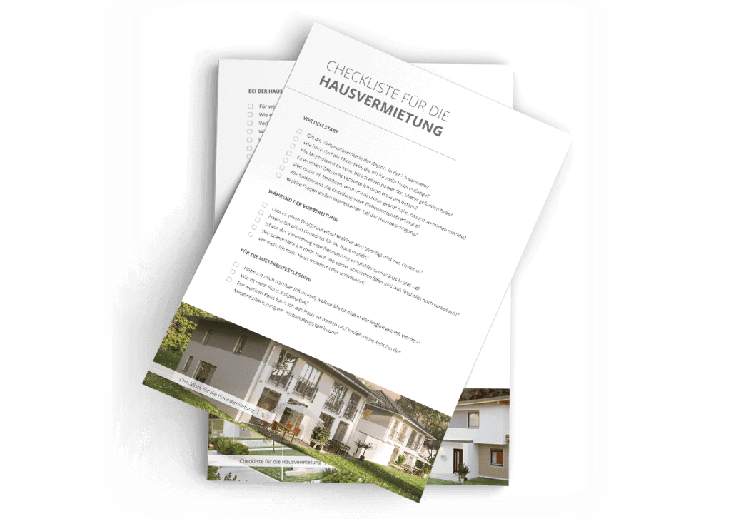 Checkliste Hausverkauf Checkliste Hausvermietung