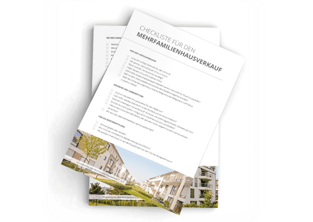 Checkliste Wohnungsverkauf Checkliste Mehrfamilienhausverkauf