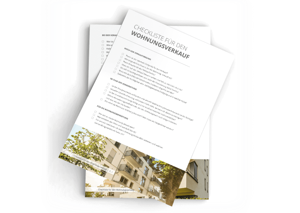 Checkliste Wohnungsverkauf Checkliste Wohnungsverkauf